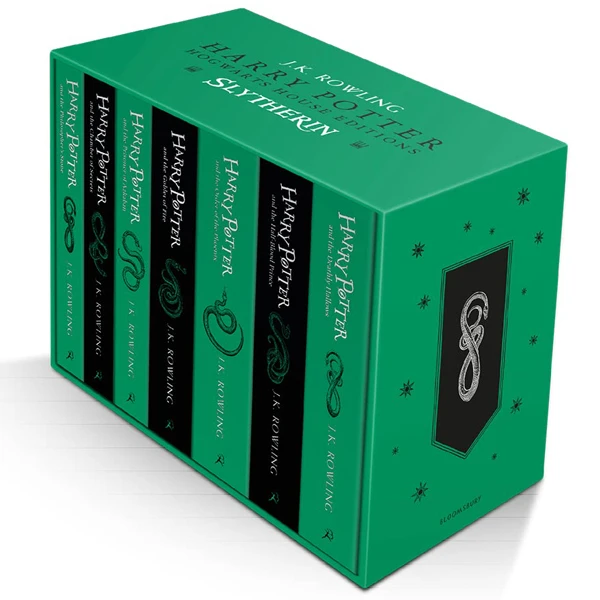 harry potter slytherin house editions paperback box set