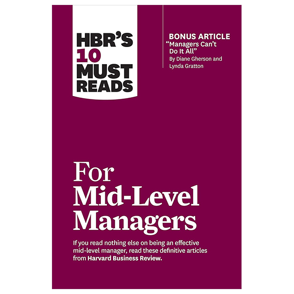 hbr's 10 must reads for mid-level managers