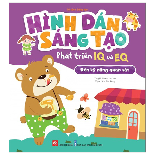 hình dán sáng tạo - phát triển iq và eq - rèn kỹ năng quan sát