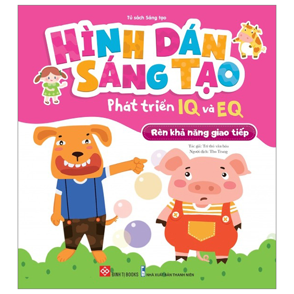 hình dán sáng tạo - phát triển iq và eq - rèn luyện khả năng giao tiếp