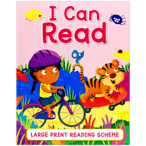 i can read - large print reading scheme (pink cover)