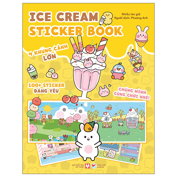Ice Cream Sticker Book - Bìa Cứng
