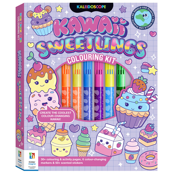 kaleidoscope colouring kawaii sweetlings kit