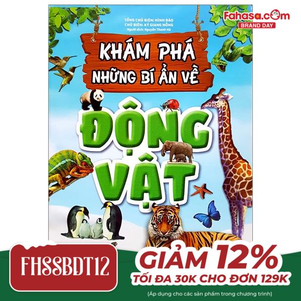 khám phá những bí ẩn về động vật (tái bản)