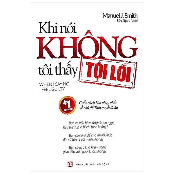 khi nói không, tôi thấy tội lỗi