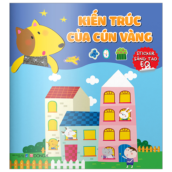 kiến trúc của cún vàng - sticker sáng tạo eq