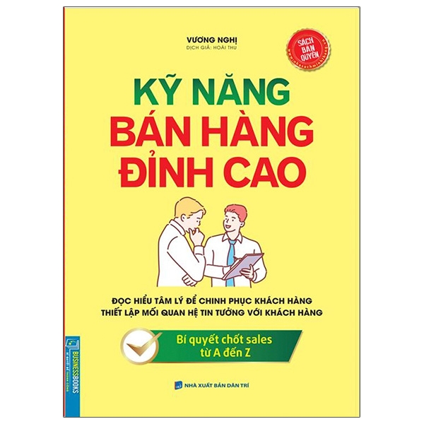 kỹ năng bán hàng đỉnh cao