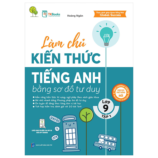 làm chủ kiến thức tiếng anh bằng sơ đồ tư duy lớp 9 - tập 1