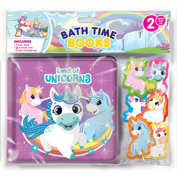 land of unicorns bath time book (eva bag edition)