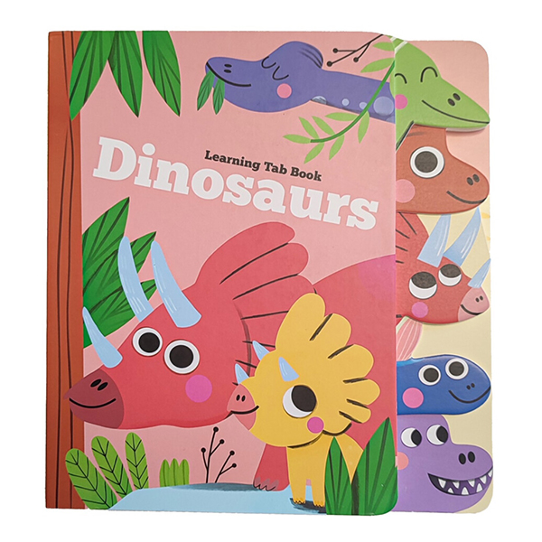 learning tab book: dinosaurs