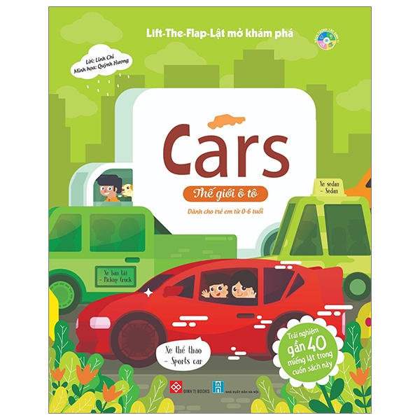 lift-the-flap-lật mở khám phá - cars - thế giới ô tô