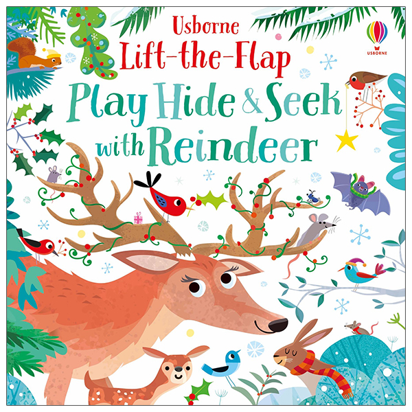 lift-the-flap play hide & seek with reindeer