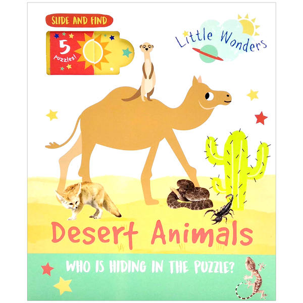 little wonders: desert animals - 5 puzzles