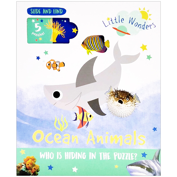 little wonders: ocean animals - 5 puzzles