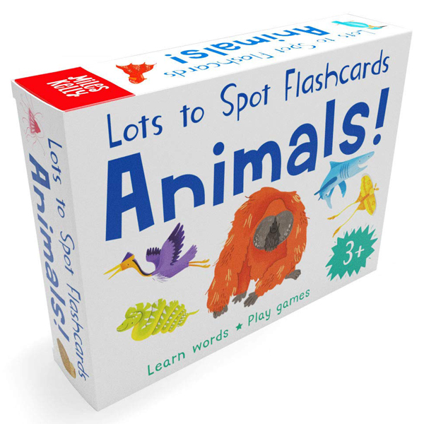 lots to spot flashcards: animals!