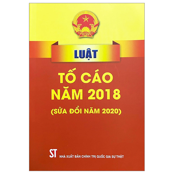 luật tố cáo năm 2018 (sửa đổi năm 2020)