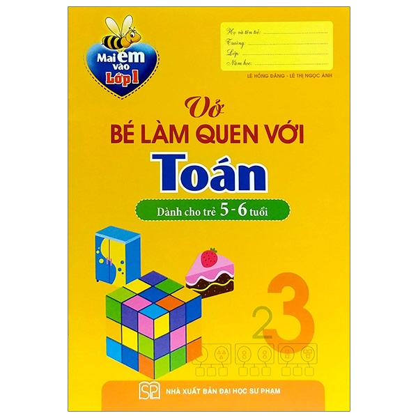 mai em vào lớp 1 - vở bé làm quen với toán (5-6 tuổi) (tái bản 2019)