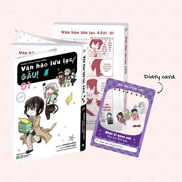 [Manga] Van Hao Luu Lac - Gau! - Tap 1 - Ban Dac Biet - Tang Kem Diary Card