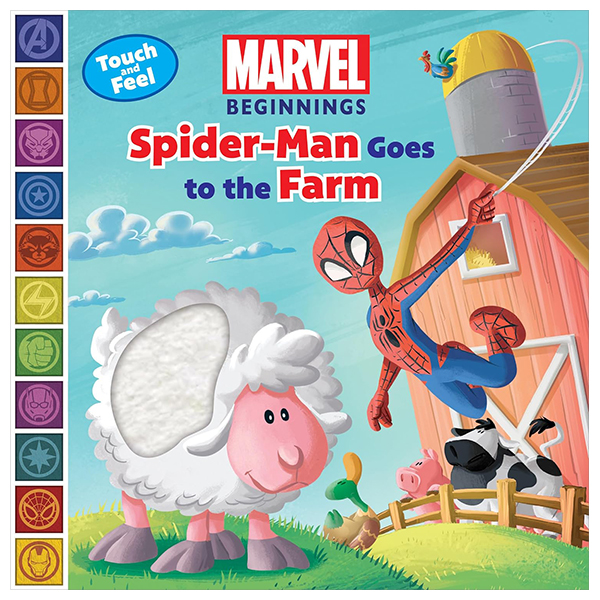 marvel beginnings - spider man goes to the farm