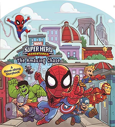 marvel super hero adventures: the amazing chase (move-along storybook marvel)