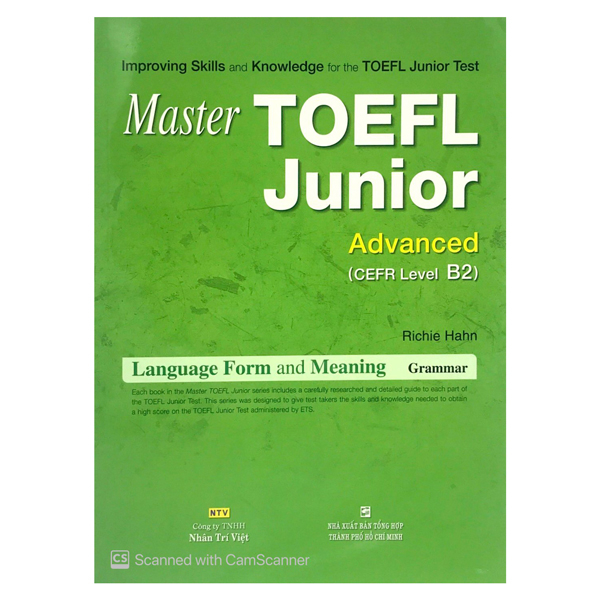 master toefl junior-advanced (cefr level b2)-grammar