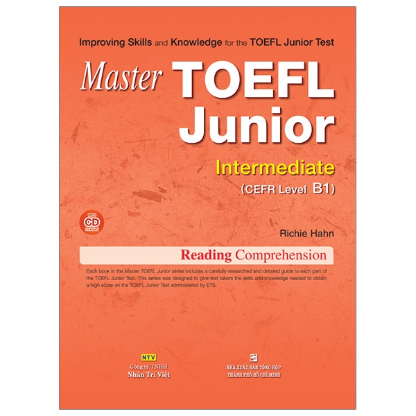 master toefl junior intermediate: reading comprehension (kèm cd) - 2019