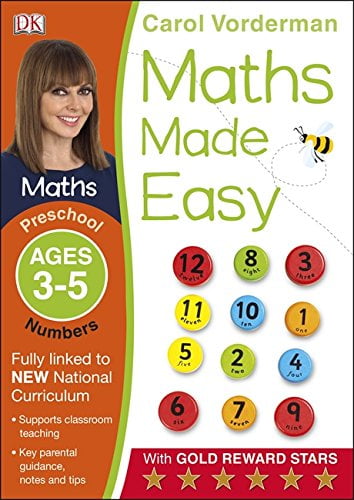 maths made easy numbers preschool ages 3-5: preschool ages 3-5 (carol vorderman's maths made easy)