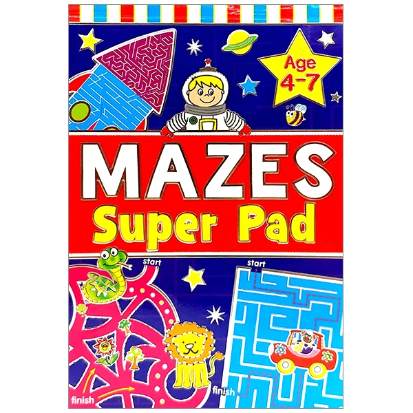 mazes super pad (age 4-7)