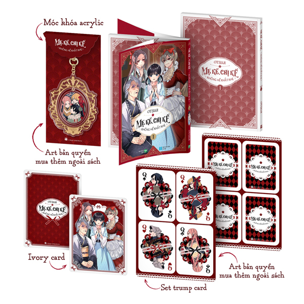 Mẹ Kế, Chị Kế Không Hề Khắt Khe - Tập 1 - Bản Sưu Tầm - Tặng Kèm Ivory Card + Set Trump Card + Móc Khóa Acrylic