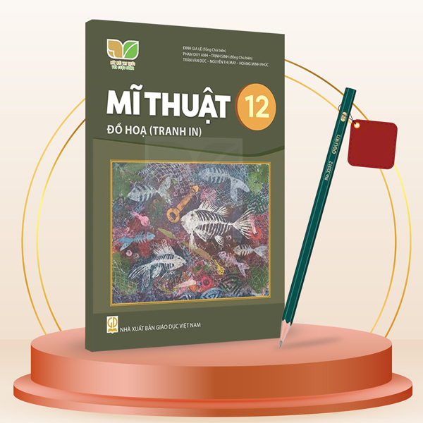 Mĩ Thuật 12 - Đồ Họa (Tranh In) (Kết Nối) (Chuẩn) - Kèm Bút Chì 2B Deli 33312-2B