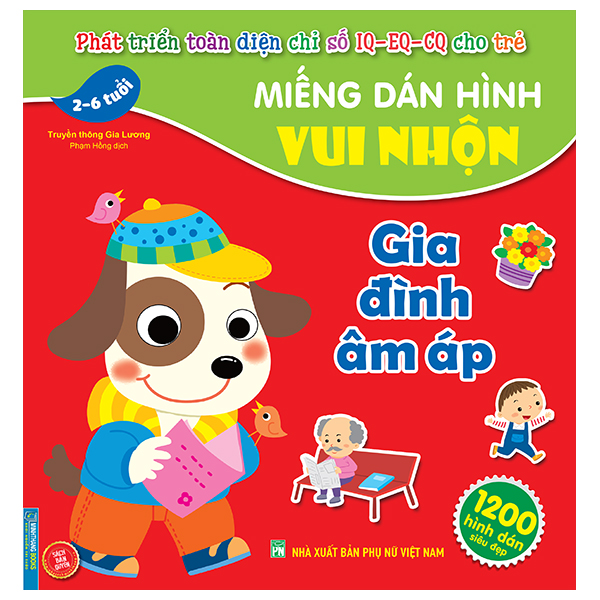 miếng dán hình vui nhộn - gia đình ấm áp (2-6 tuổi)