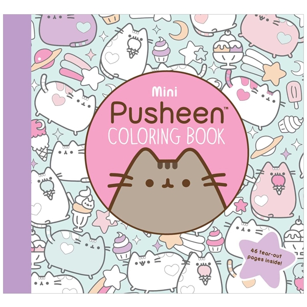 mini pusheen coloring book (a pusheen book)