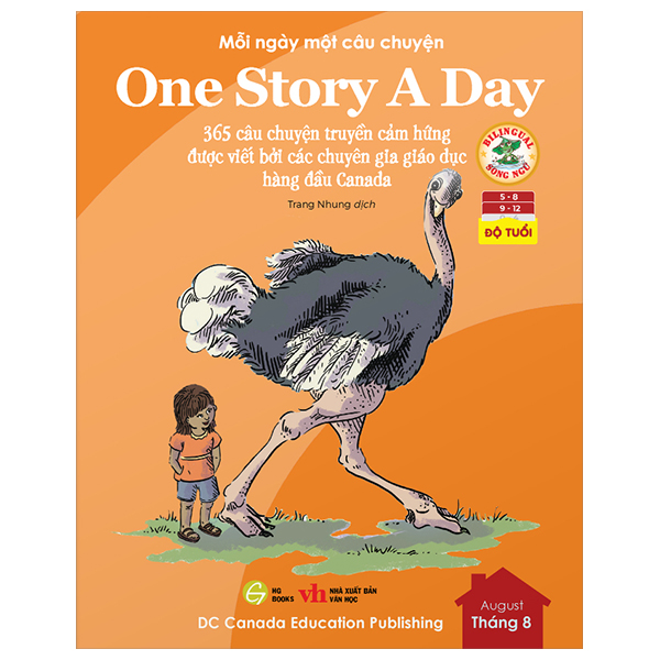 mỗi ngày một câu chuyện - one story a day - 365 câu chuyện truyền cảm hứng được viết bởi các chuyên gia giáo dục hàng đầu canada - tháng 8