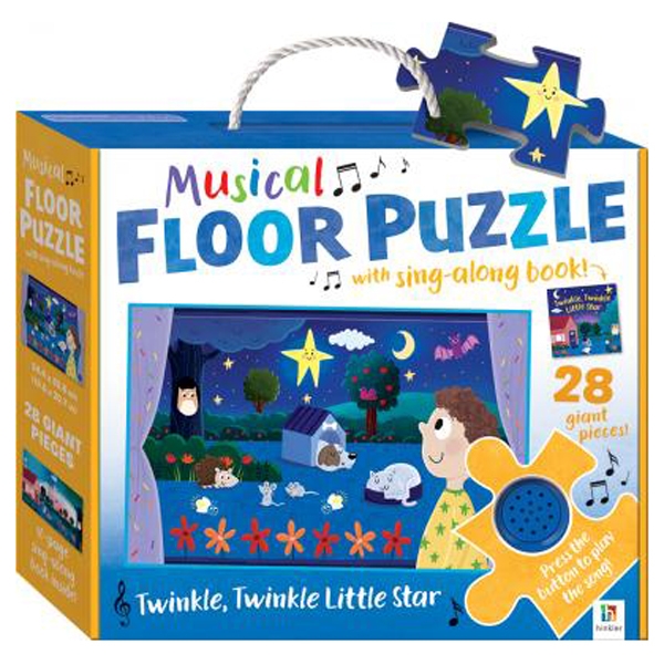 musical floor puzzle: twinkle, twinkle little star