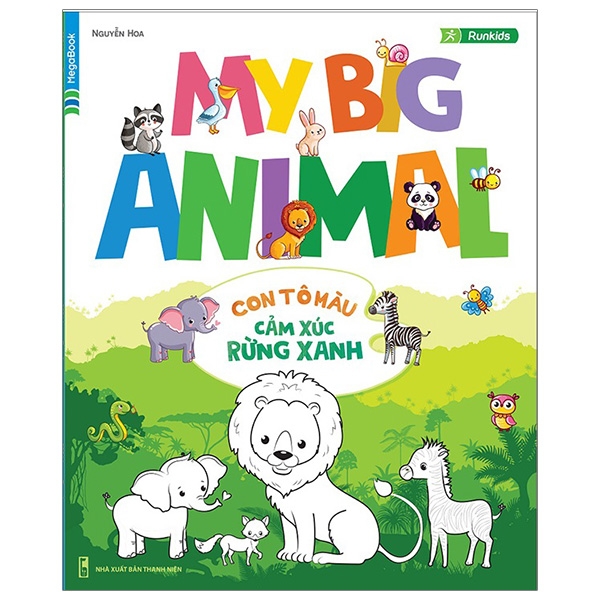 my big animal - con tô màu cảm xúc rừng xanh