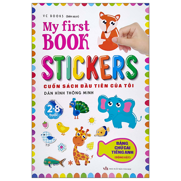 my first book stickers - bảng chữ cái tiếng anh - động vật