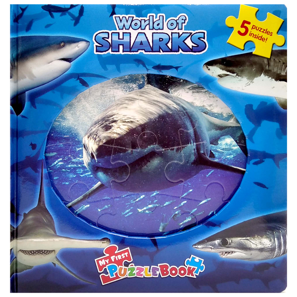 my first puzzle book: sharks