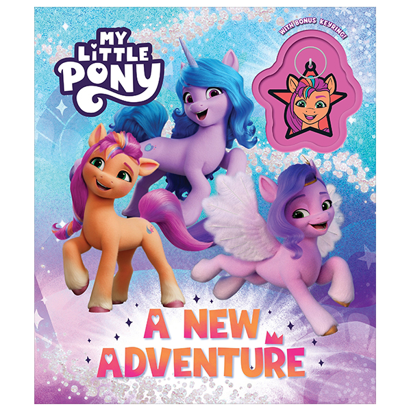 my little pony - storybook with bag tag - sunny