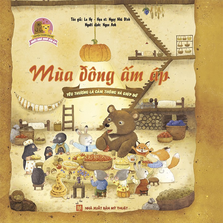 ngôi nhà nhỏ ấm áp - mùa đông ấm áp