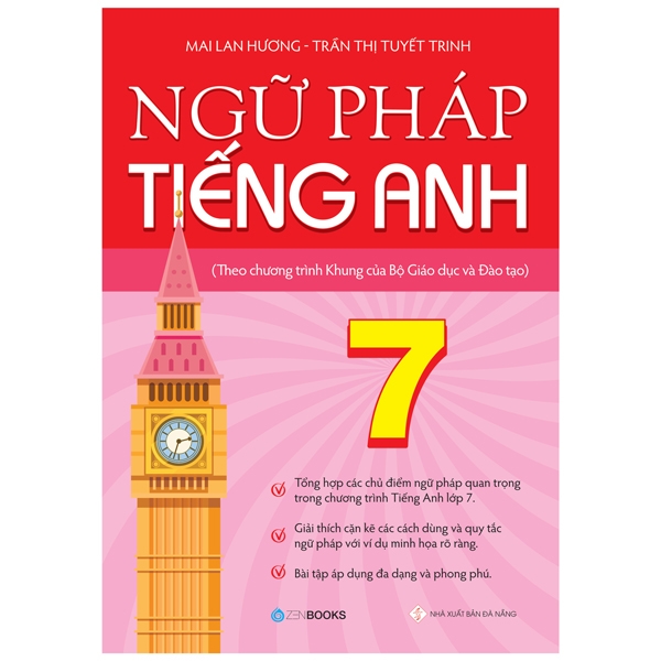 ngữ pháp tiếng anh 7 (theo chương trình khung của bộ giáo dục và đào tạo)