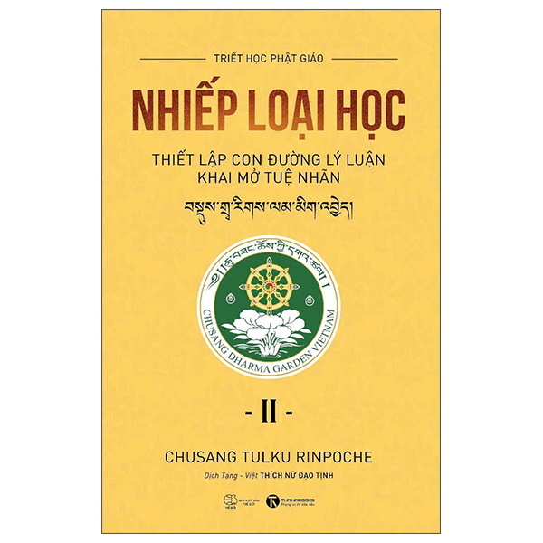 nhiếp loại học - thiết lập con đường lý luận khai mở tuệ nhãn - tập 2