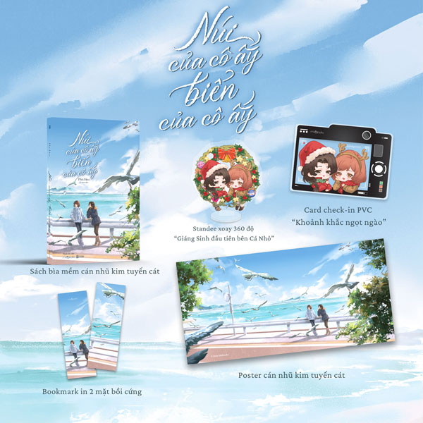 Núi Của Cô Ấy, Biển Của Cô Ấy (Tái Bản 2026) - Bản Đặc Biệt - Tặng Kèm Bookmark + Card PVC + Standee + Poster