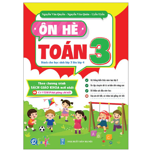 ôn hè toán 3 (dành cho học sinh lớp 3 lên lớp 4) (tái bản 2024)