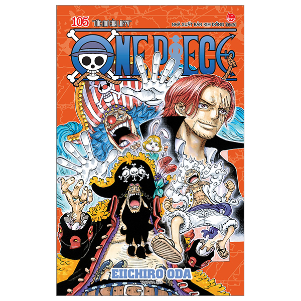 one piece - tập 105 - “ước mơ của luffy” - bản bìa áo