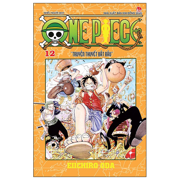 one piece - tập 12 - truyền thuyết bắt đầu (tái bản 2025)