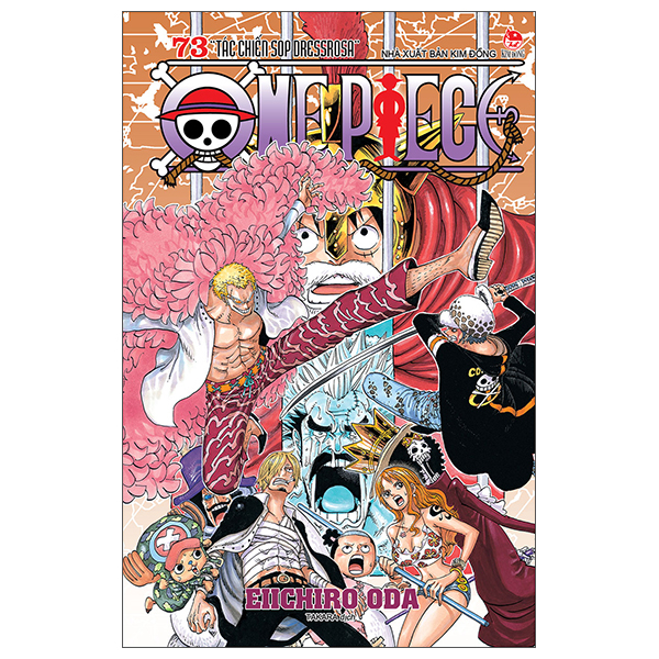 one piece - tập 73 - tác chiến sop dressrosa (tái bản 2025)