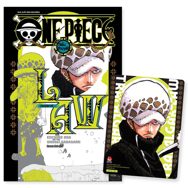 one piece - tiểu thuyết - chuyện về law - tặng kèm pvc card