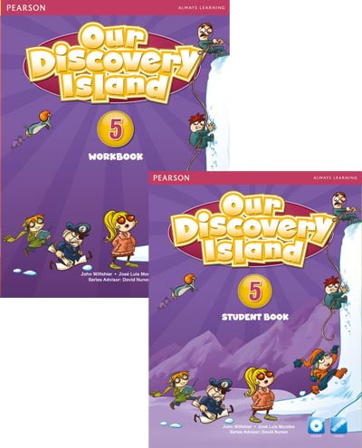 our discovery island ame (sb5 w/cdrom + wb5 w/cd)