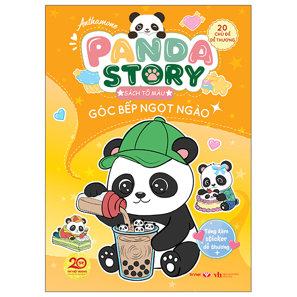 Panda Story - Sách Tô Màu - Góc Bếp Ngọt Ngào
