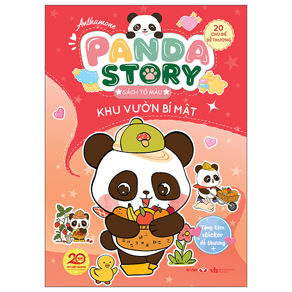 Panda Story - Sách Tô Màu - Khu Vườn Bí Mật